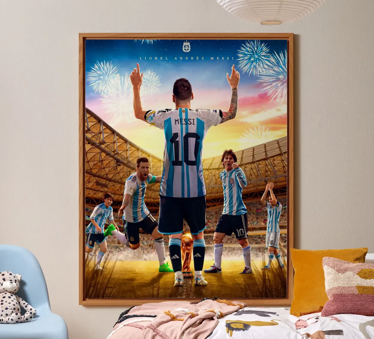 Lionel Messi forex plate by Agus Creative