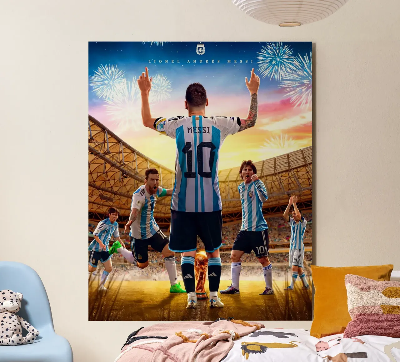 Lionel Messi forex plate by Agus Creative