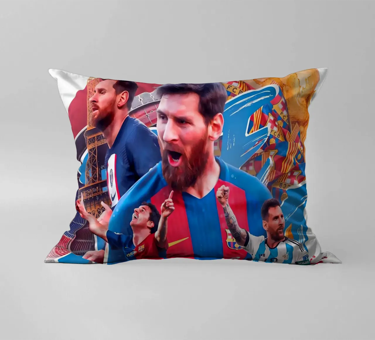 Lionel Messi cuscino da Agus Creative