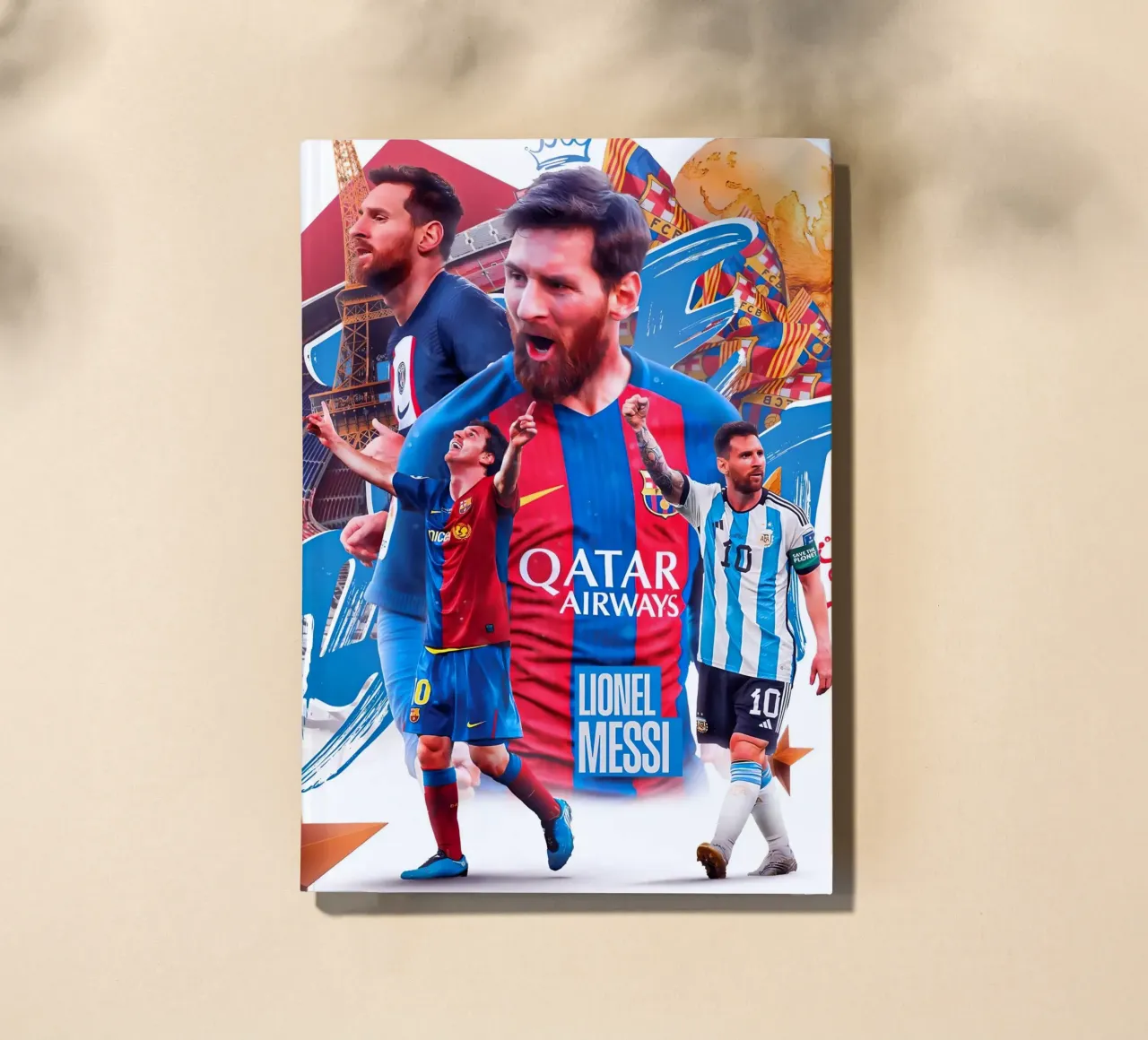 Lionel Messi notebook by Agus Creative