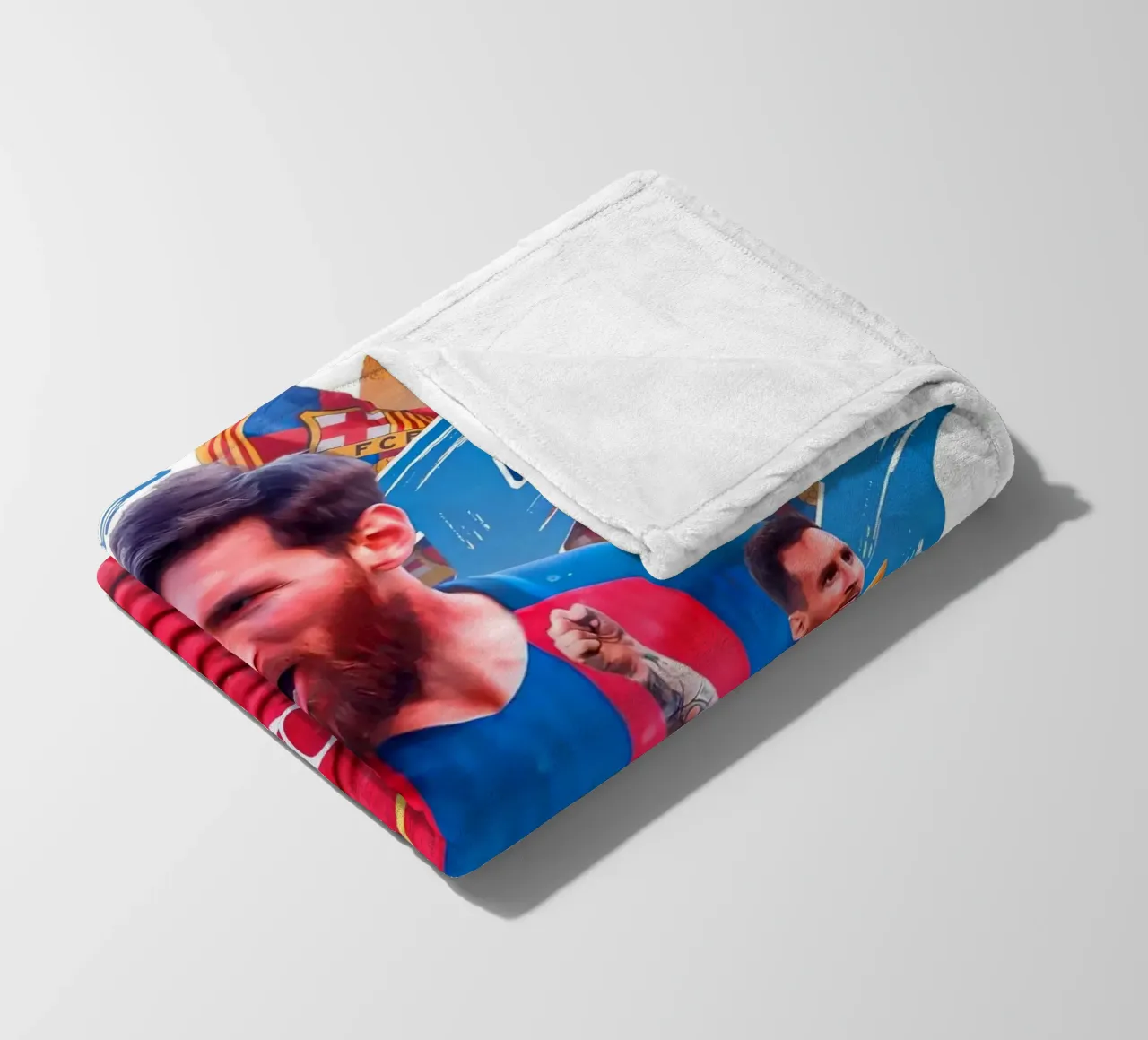 Lionel Messi coperta in pile da Agus Creative