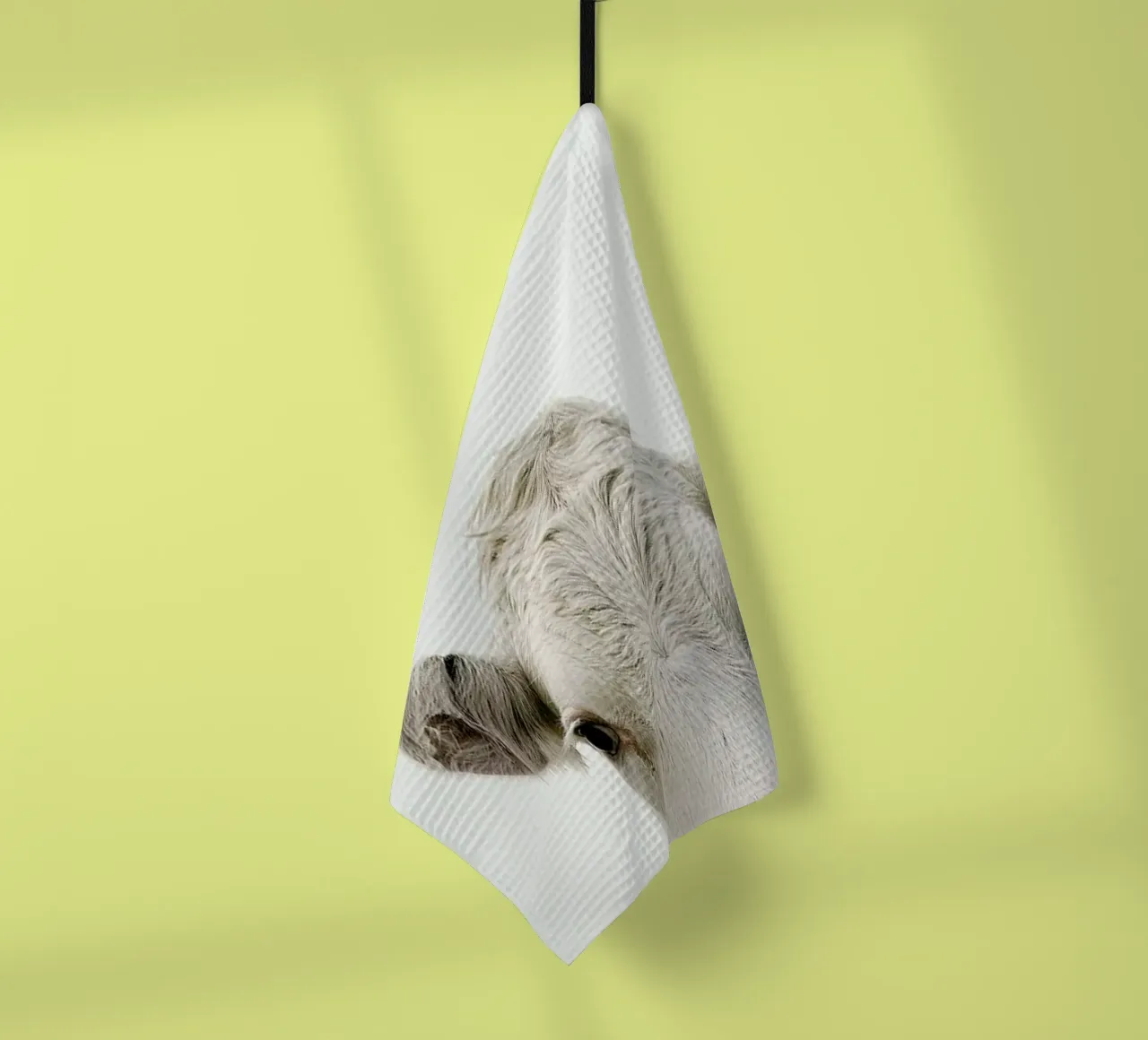 Blanche Cow tea towel by Natural Kingdom