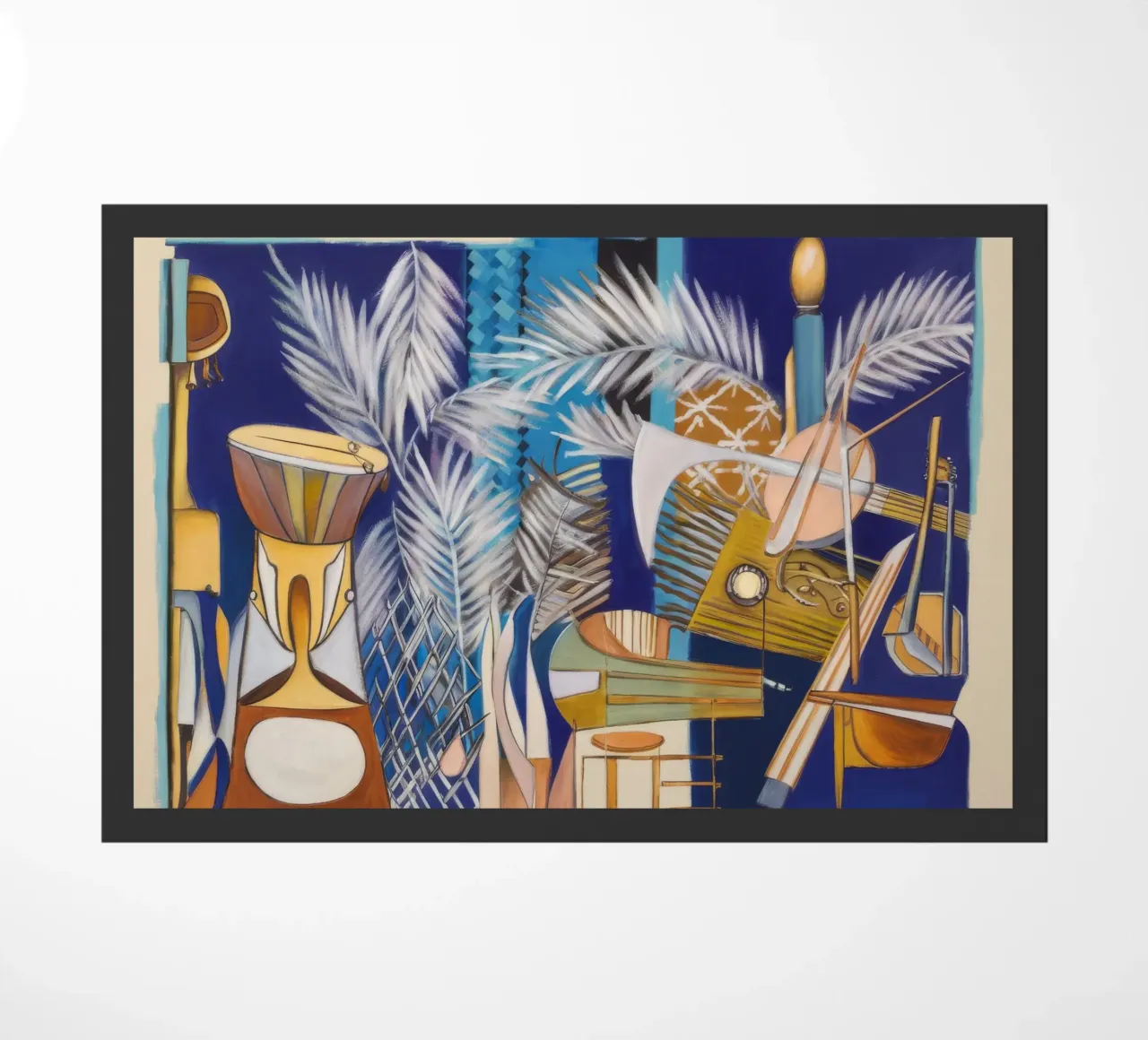 Abstract Symfonie Canvas deurmat van Beach Palette
