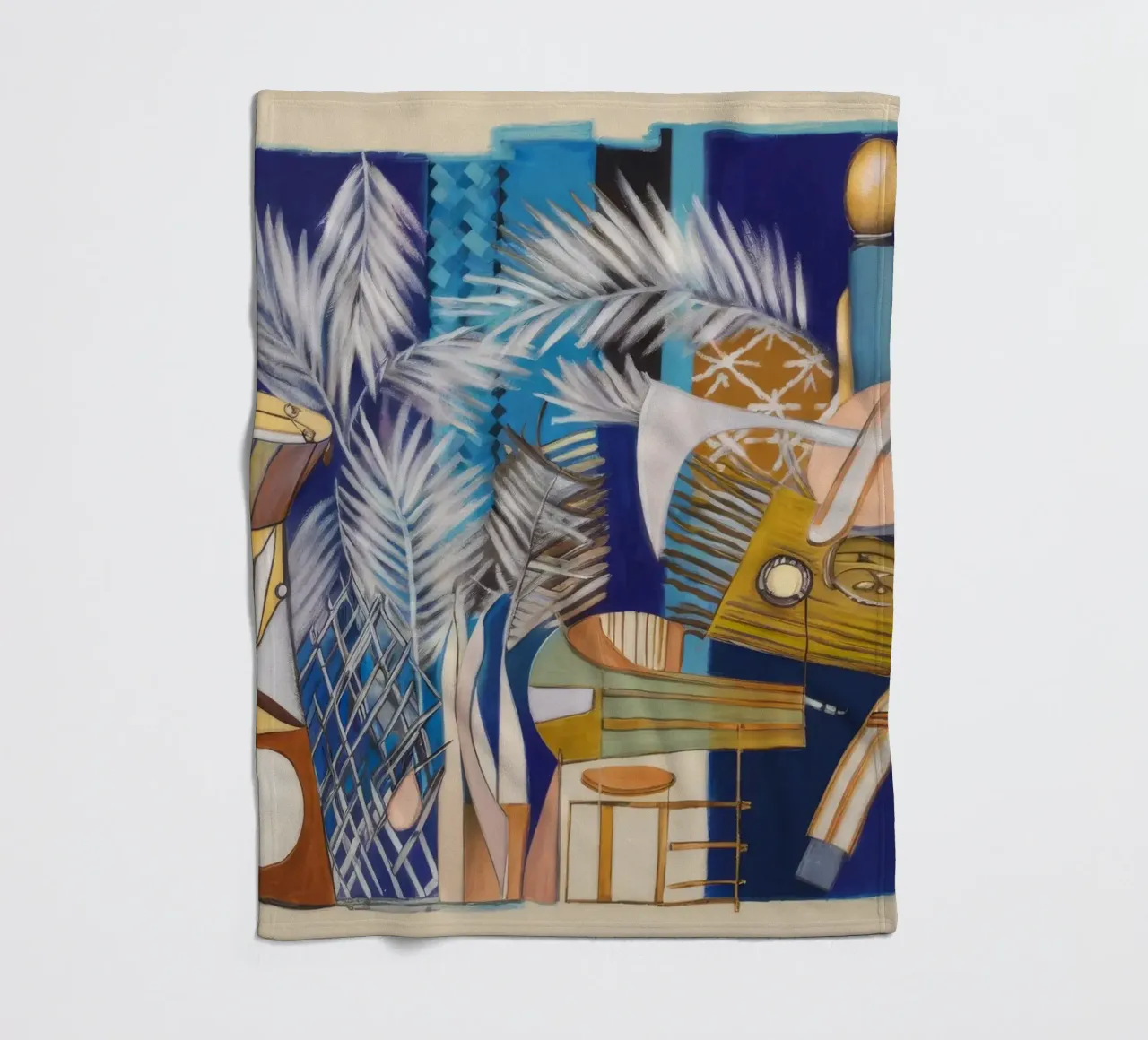 Abstract Symfonie Canvas fleecedeken van Beach Palette