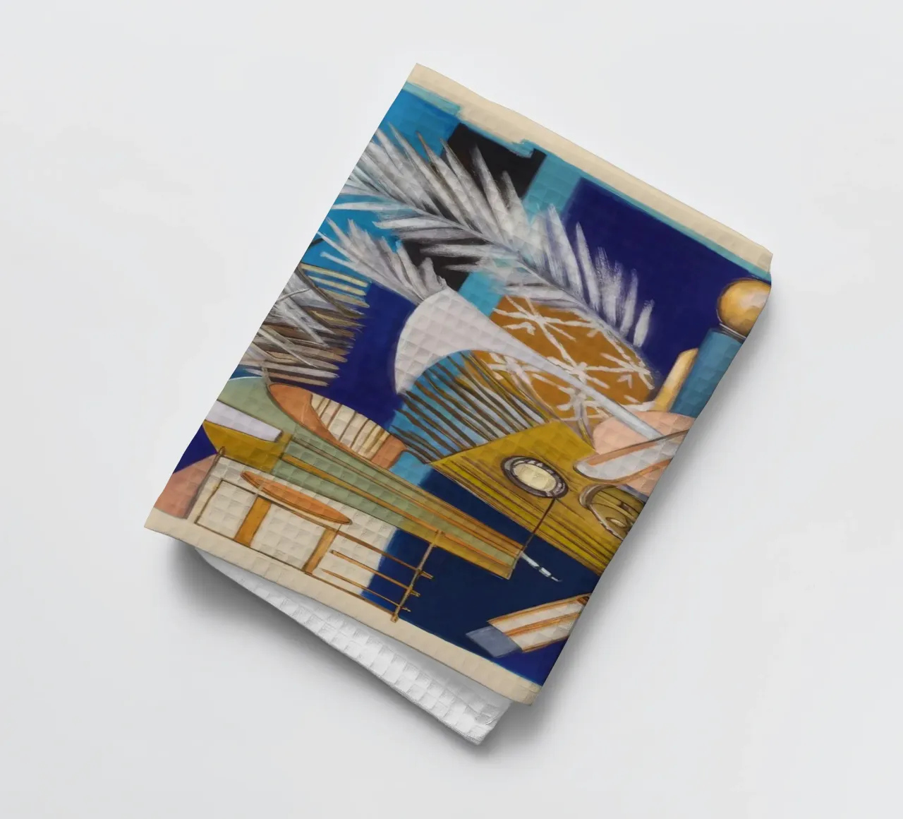 Abstract Symfonie Canvas theedoek van Beach Palette