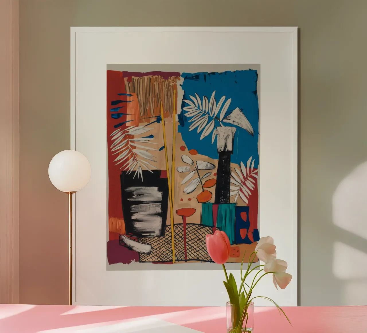 Levendig Jungle Canvas poster van Beach Palette