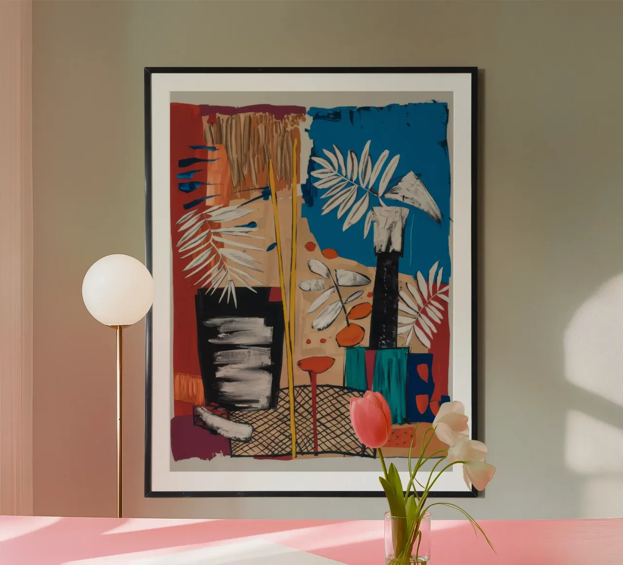 Levendig Jungle Canvas poster van Beach Palette