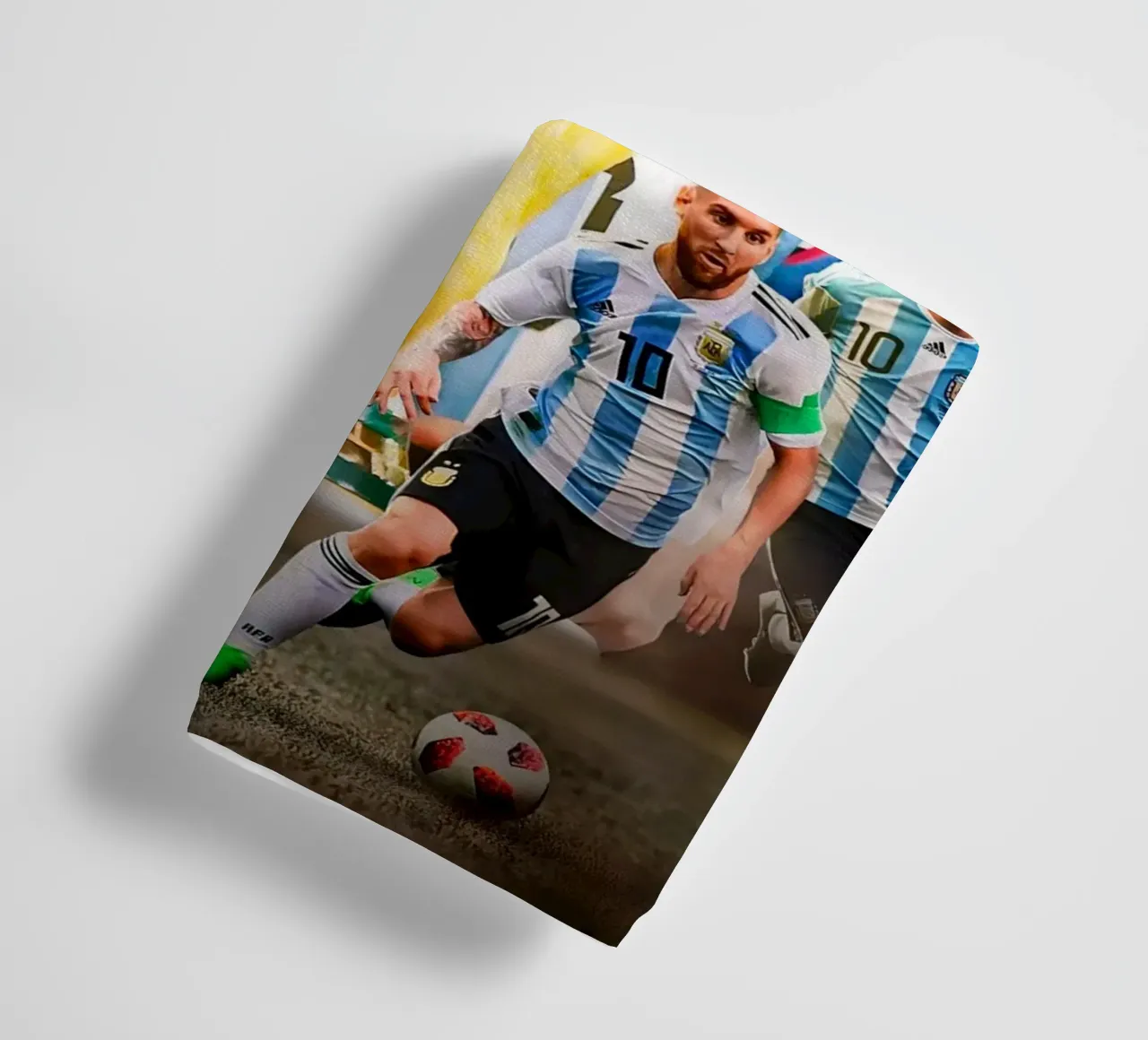 Lionel Messi towel by Agus Creative