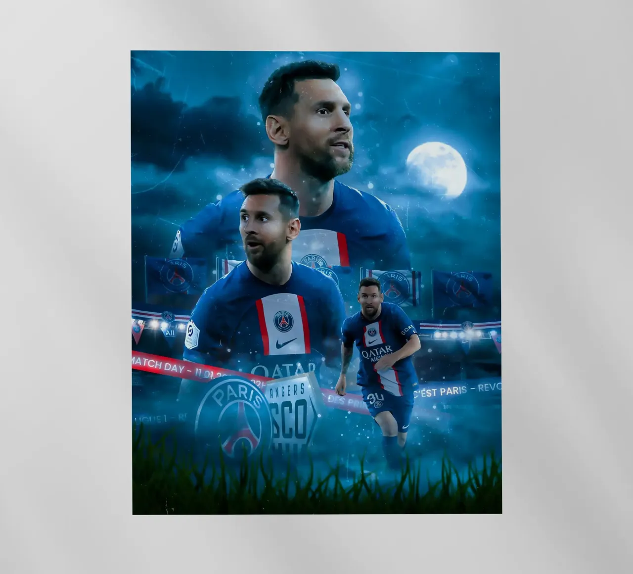 Lionel Messi pellicola backlit da Agus Creative