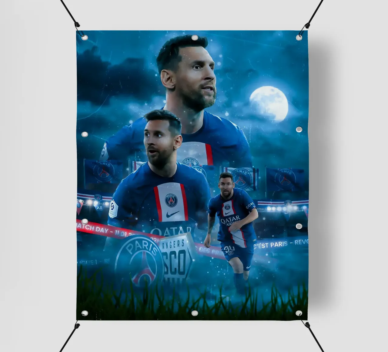 Lionel Messi telo in pvc da Agus Creative