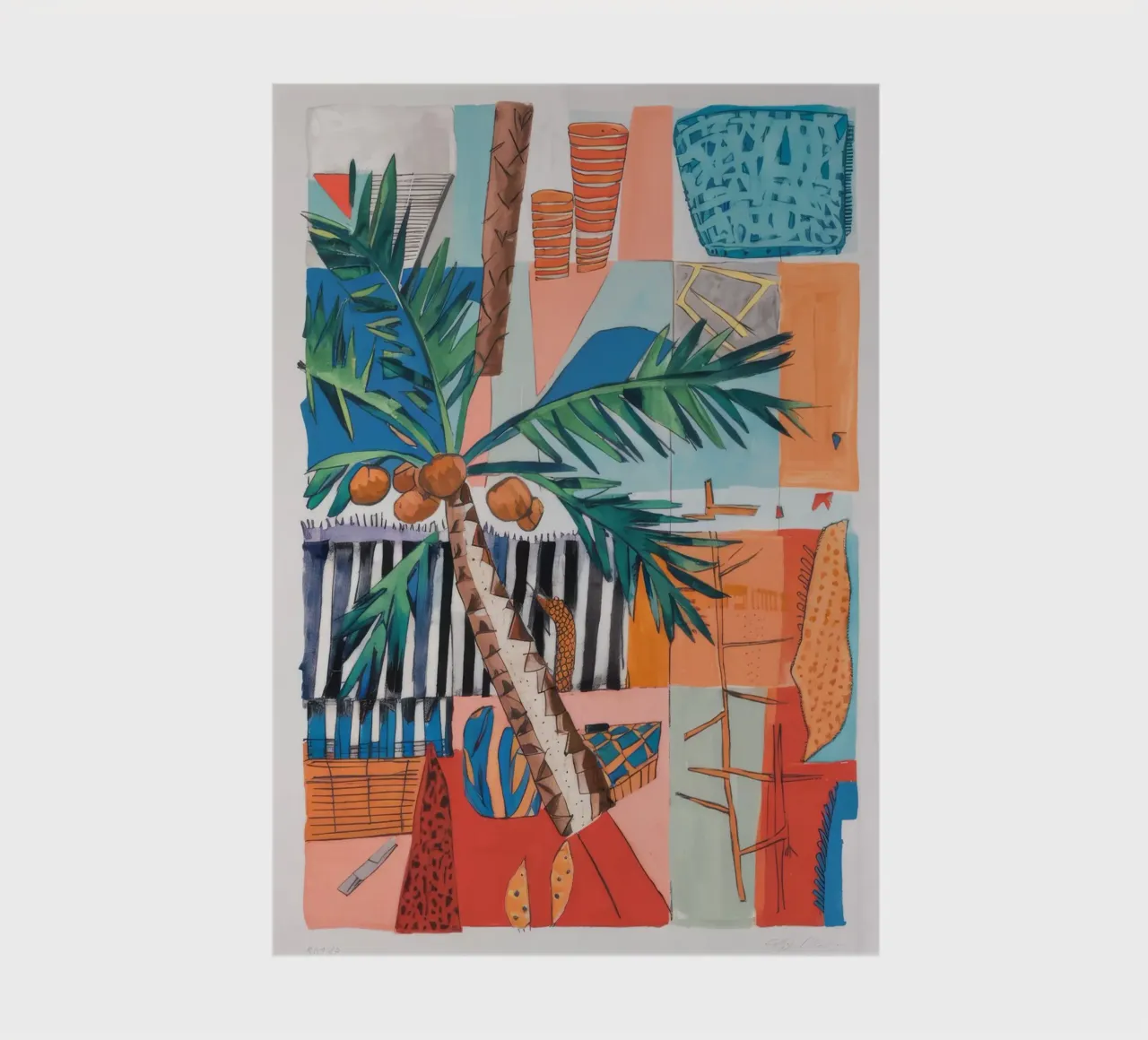 Sunlit Garden Canvas notebook by Beach Palette