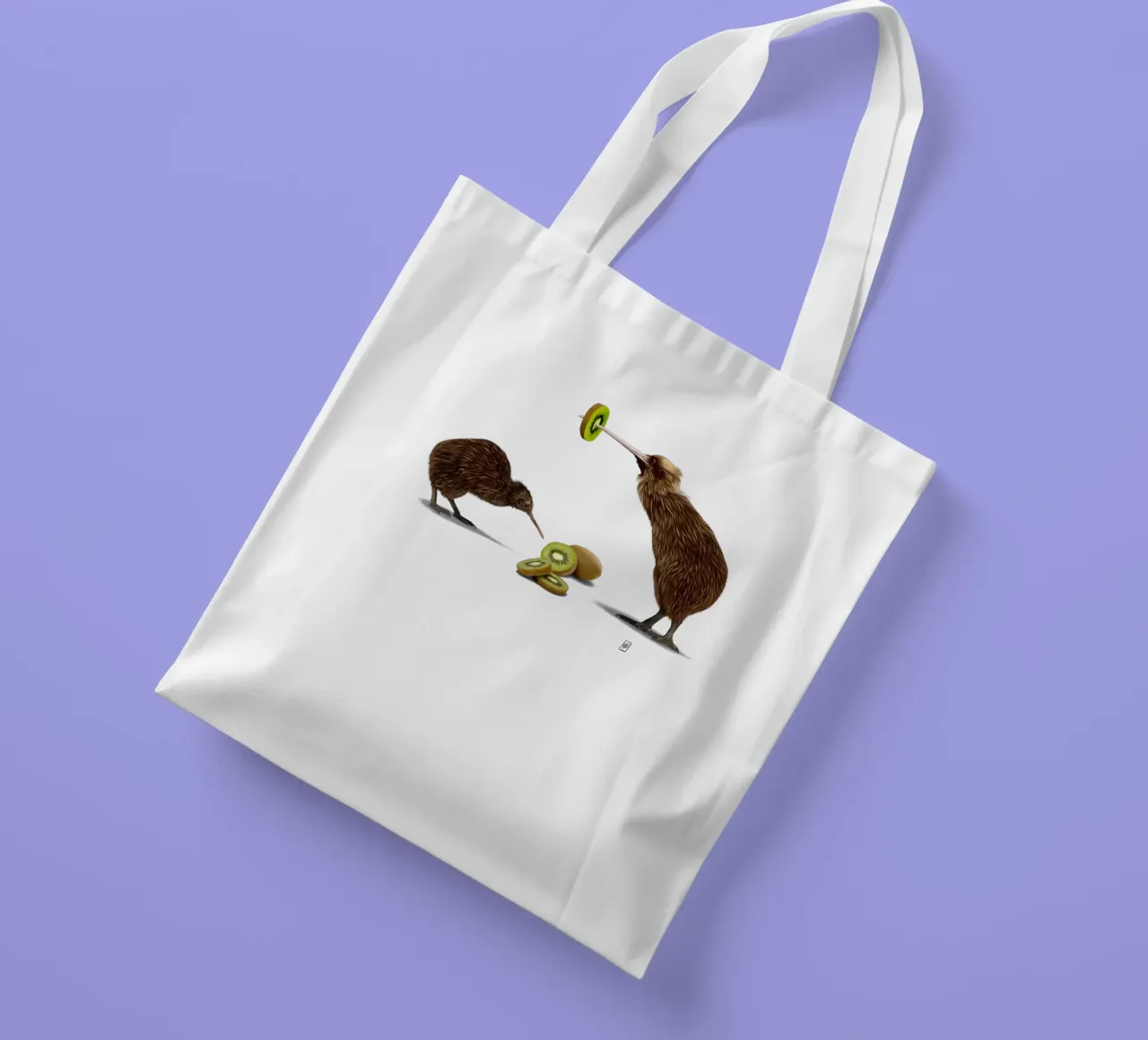 Kiwi (Colour) borsa in juta da Rob Art | Illustration