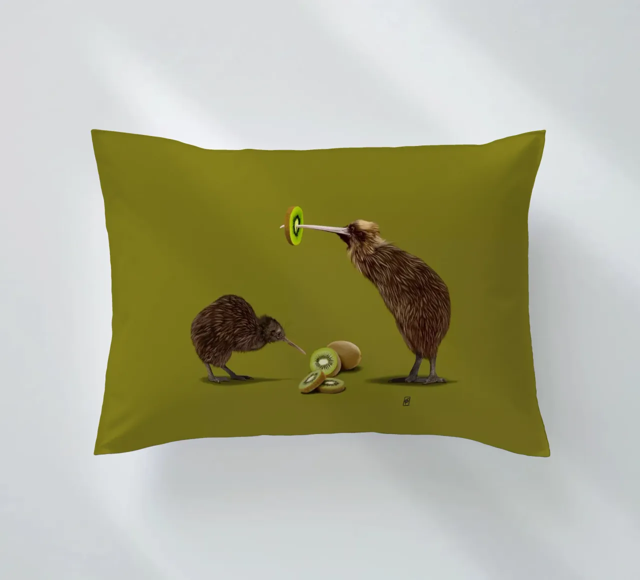 Kiwi (Colour) cuscino da Rob Art | Illustration