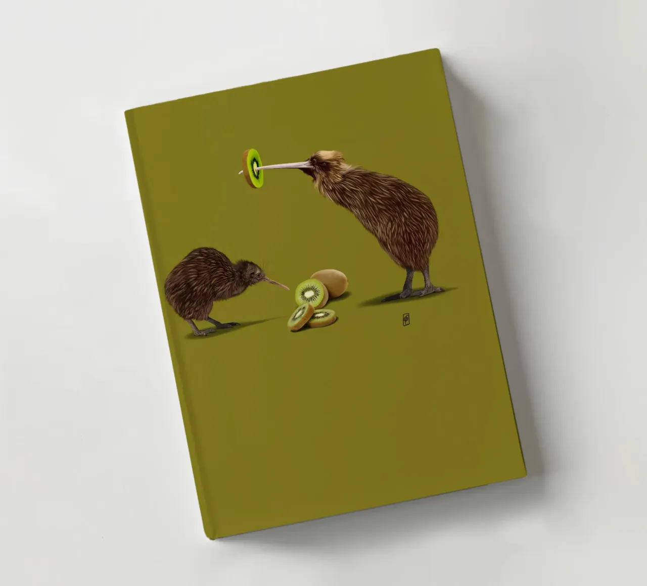 Kiwi (Colour) notebook by Rob Art | Illustration