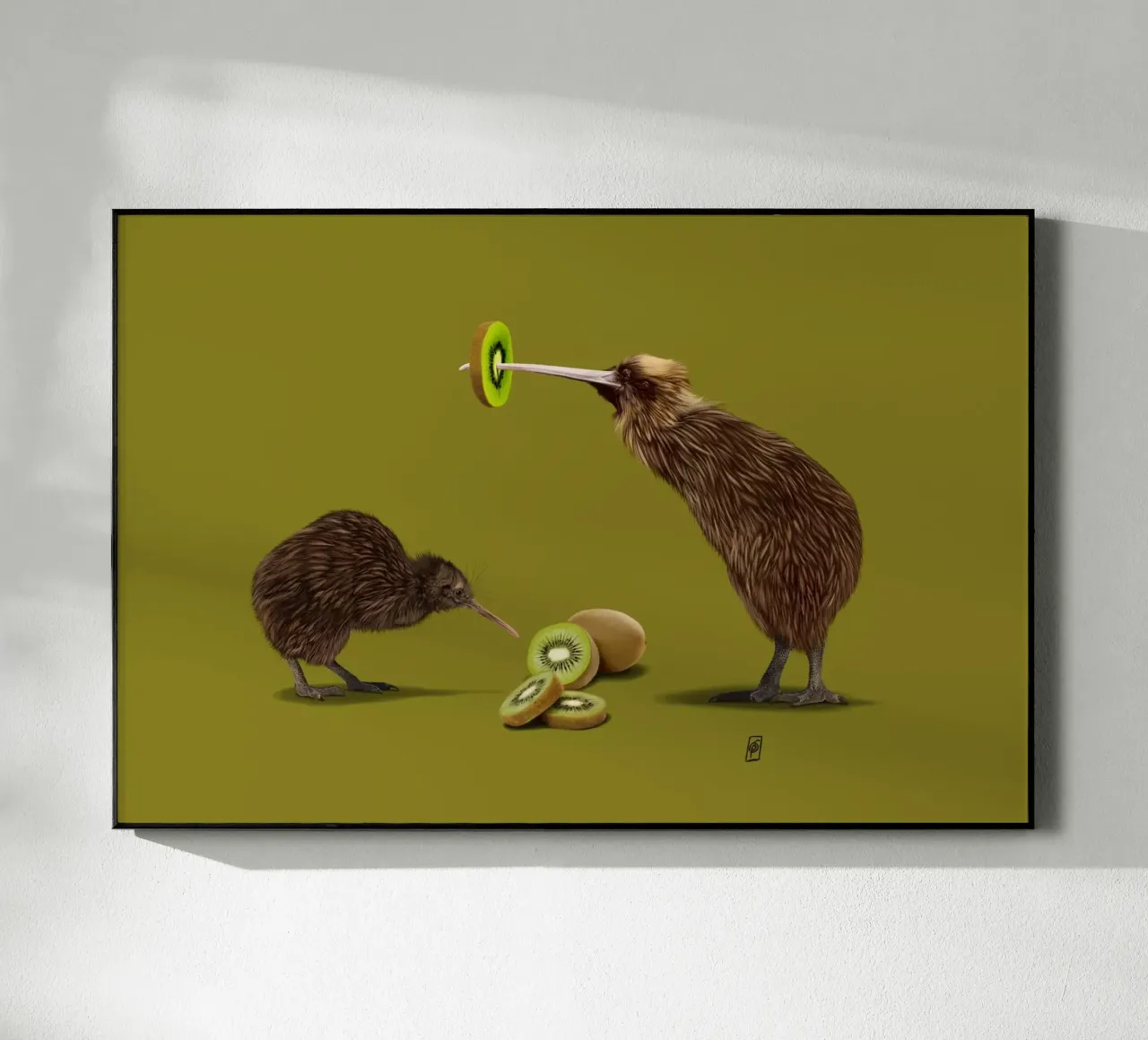 Kiwi (Colour) plexiglass da Rob Art | Illustration