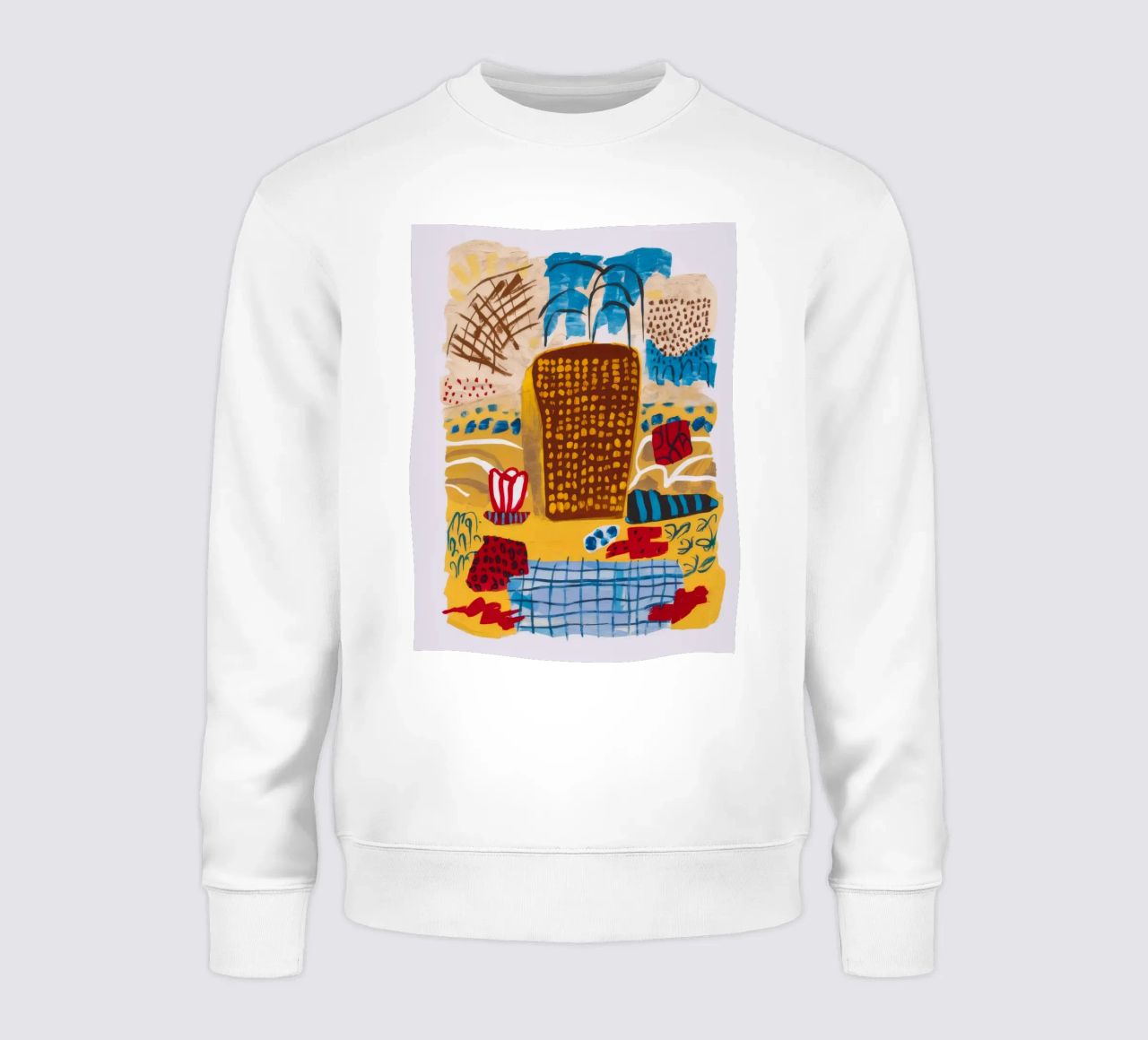 Tela con albero astratto felpa da Beach Palette