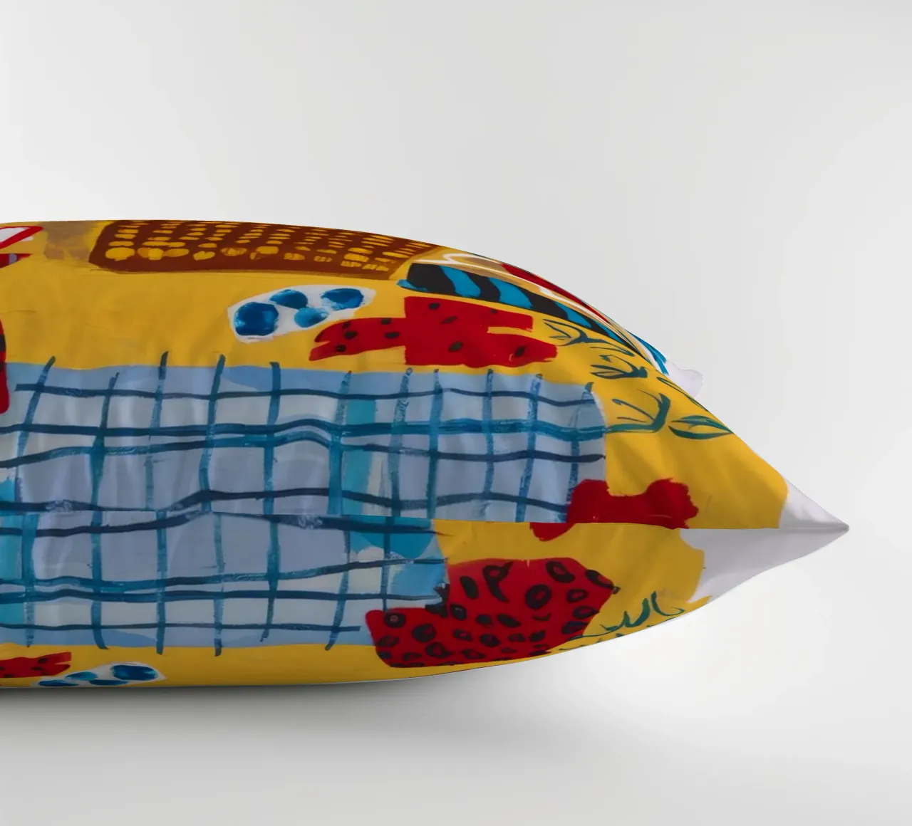 Abstract Tree Canvas decorative cushion by Beach Palette