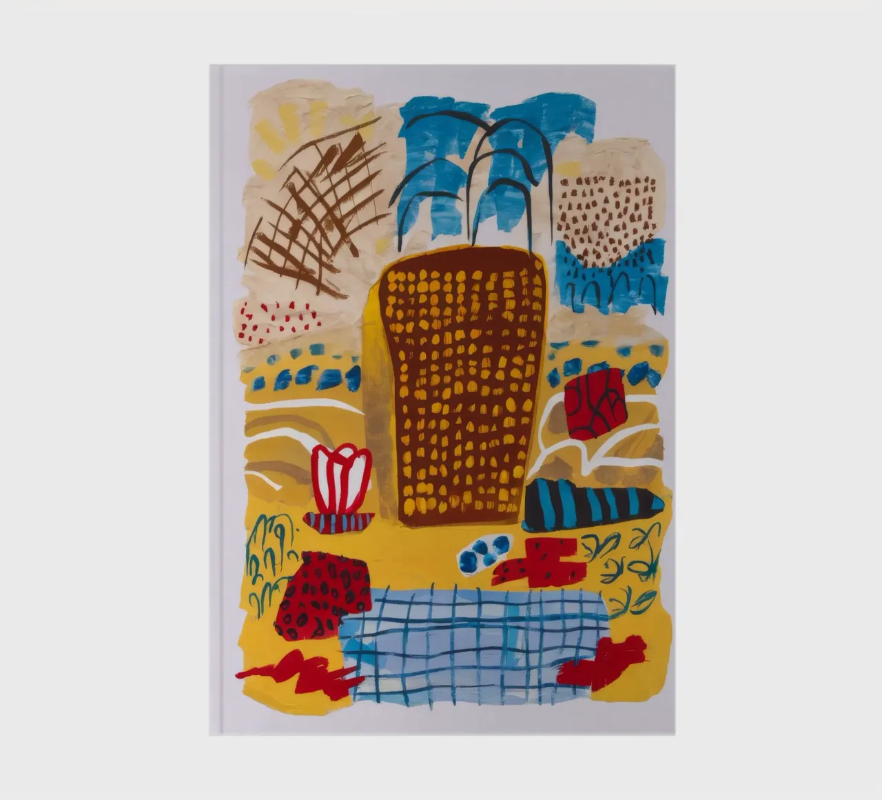 Abstract Tree Canvas notebook by Beach Palette
