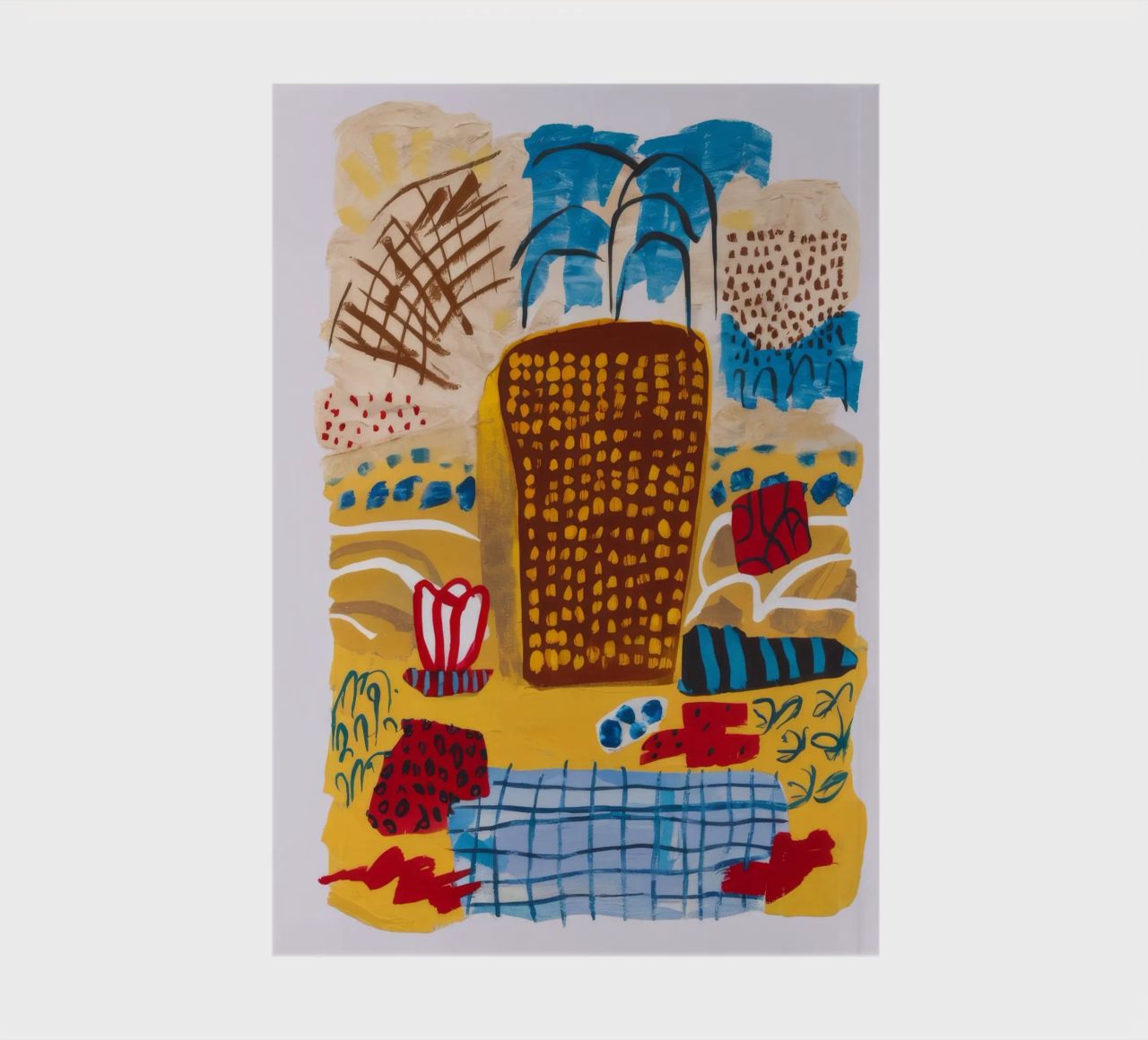 Abstract Tree Canvas notebook by Beach Palette