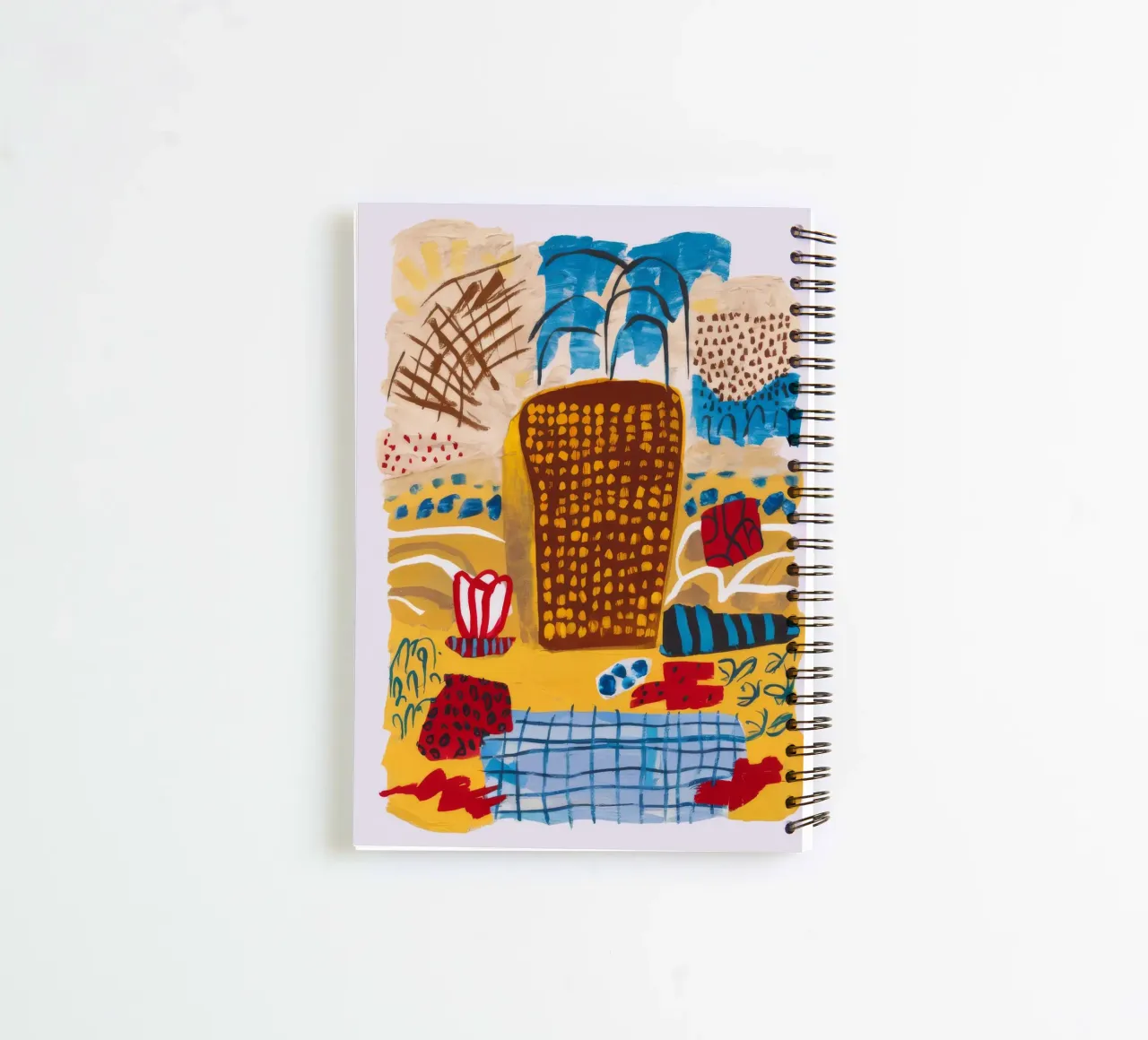 Abstract Tree Canvas spiral notebook by Beach Palette