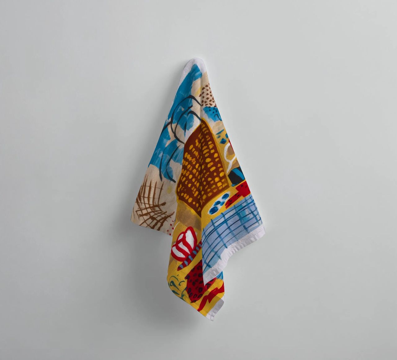 Abstract Tree Canvas towel by Beach Palette