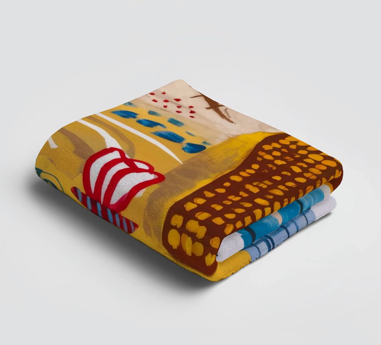 Abstract Tree Canvas towel by Beach Palette