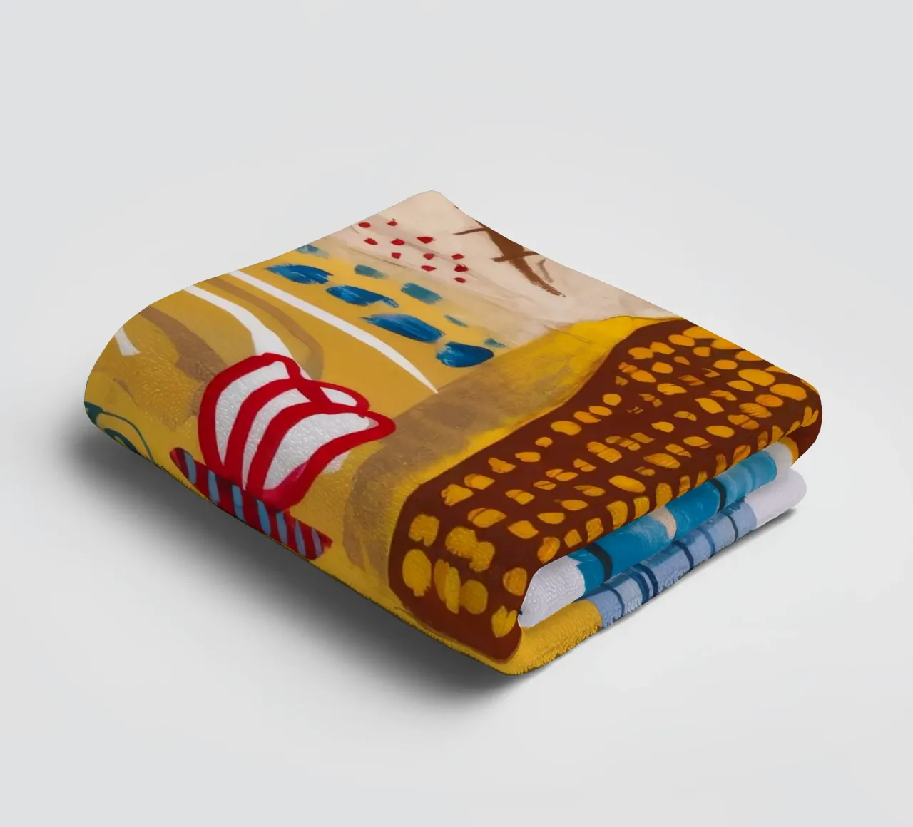 Toile de l'arbre abstrait serviette de bain de Beach Palette