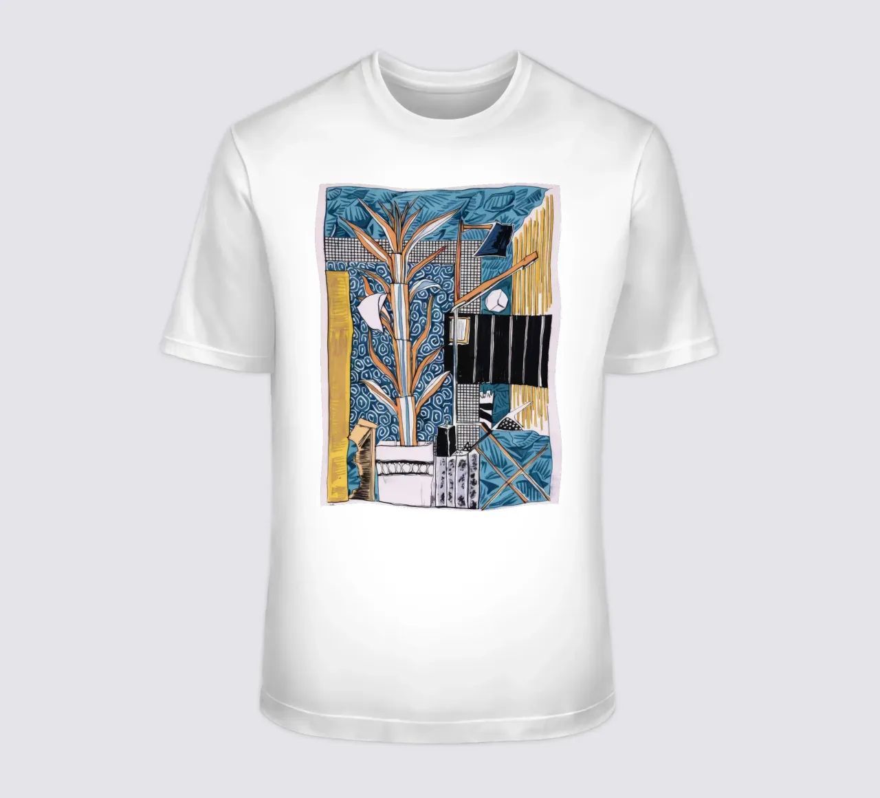 Tela con fogliame tropicale t-shirt da Beach Palette