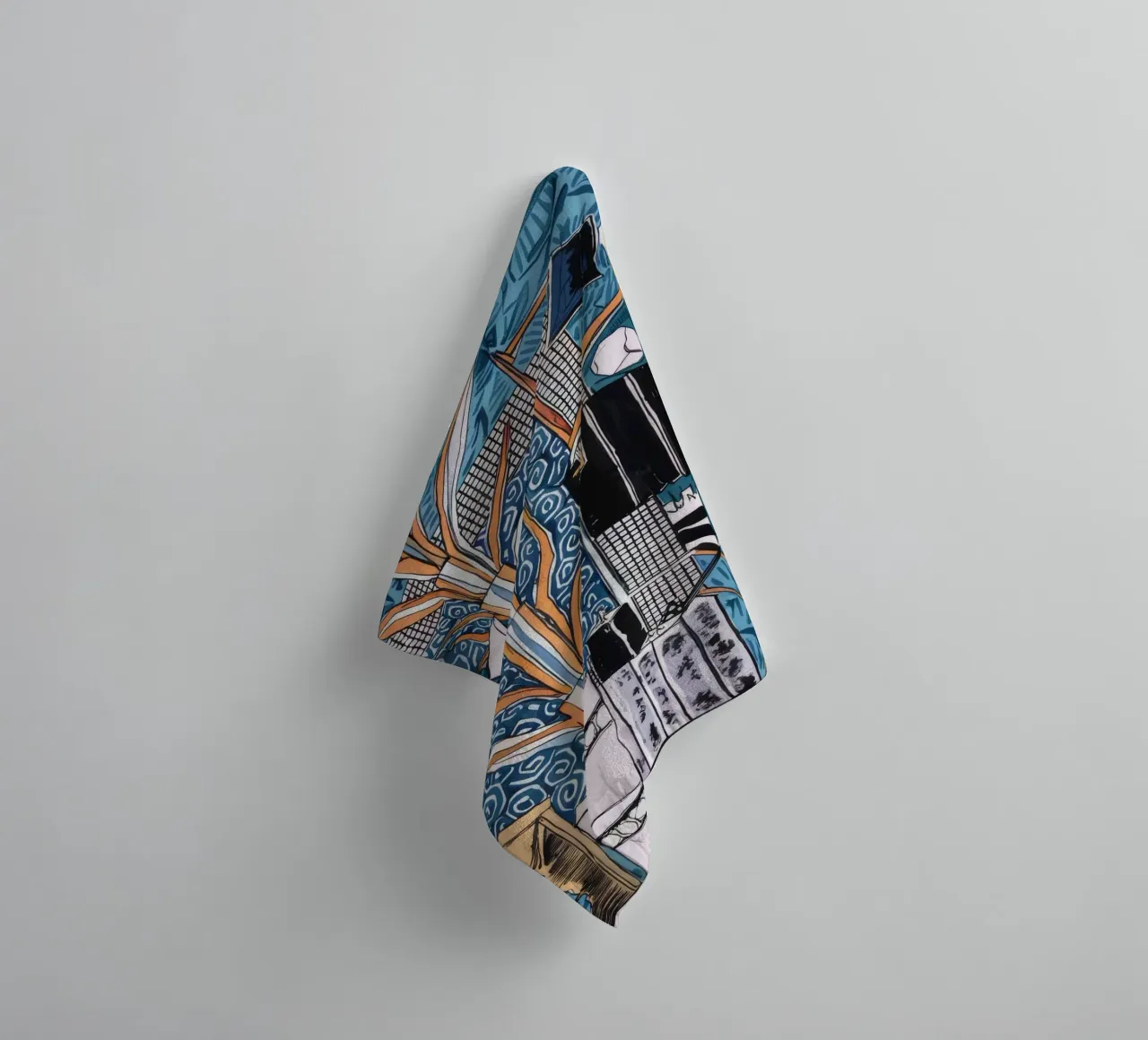 Tropical Foliage Canvas towel by Beach Palette