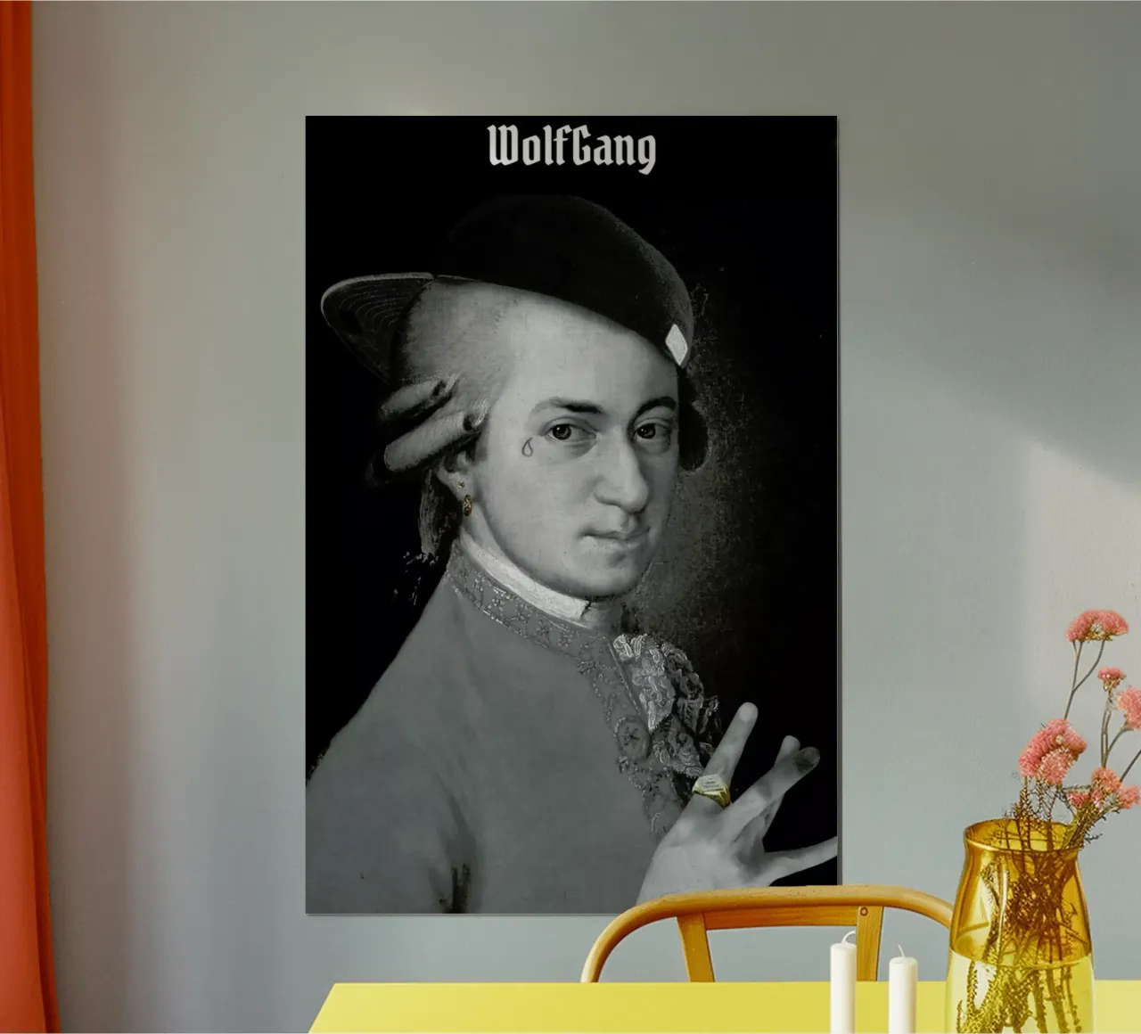 Wolfgang poster con telaio in alluminio da Ads Libitum