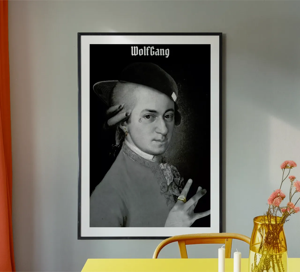 Wolfgang poster con telaio in alluminio da Ads Libitum