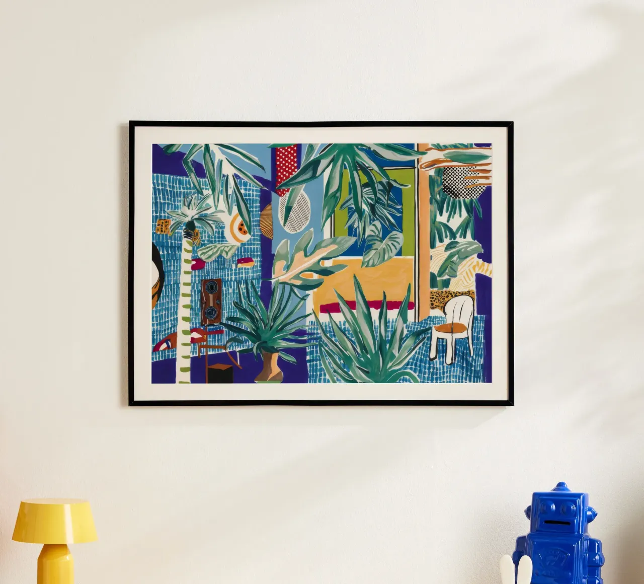 Canvas Botanische Harmonie poster van Beach Palette