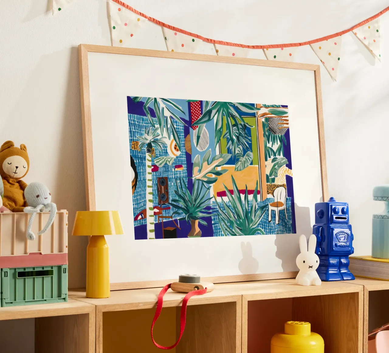 Canvas Botanische Harmonie poster van Beach Palette