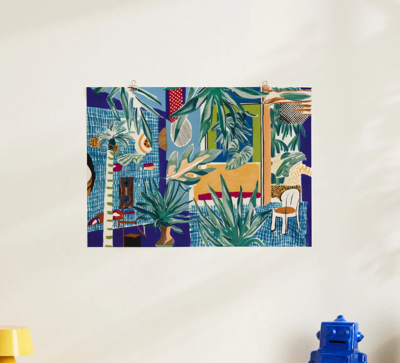 Canvas Botanische Harmonie poster van Beach Palette