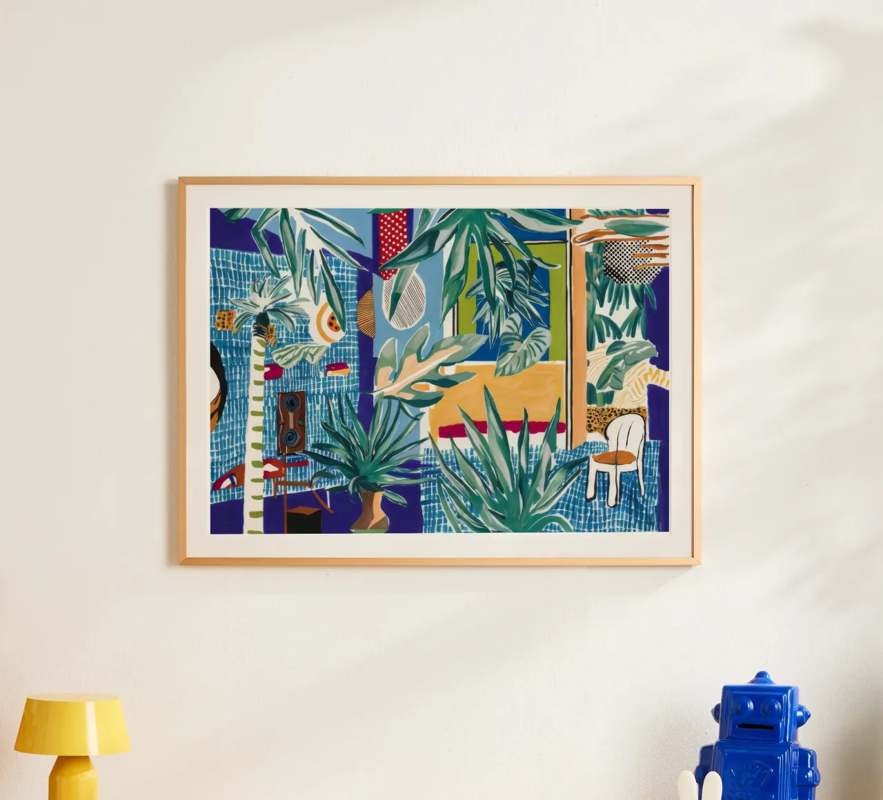 Canvas Botanische Harmonie poster van Beach Palette