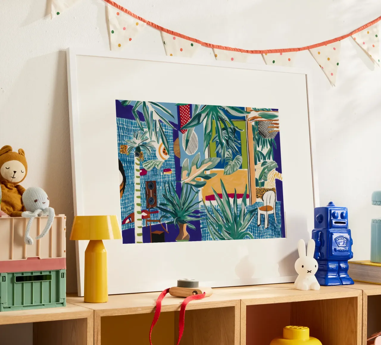 Canvas Botanische Harmonie poster van Beach Palette