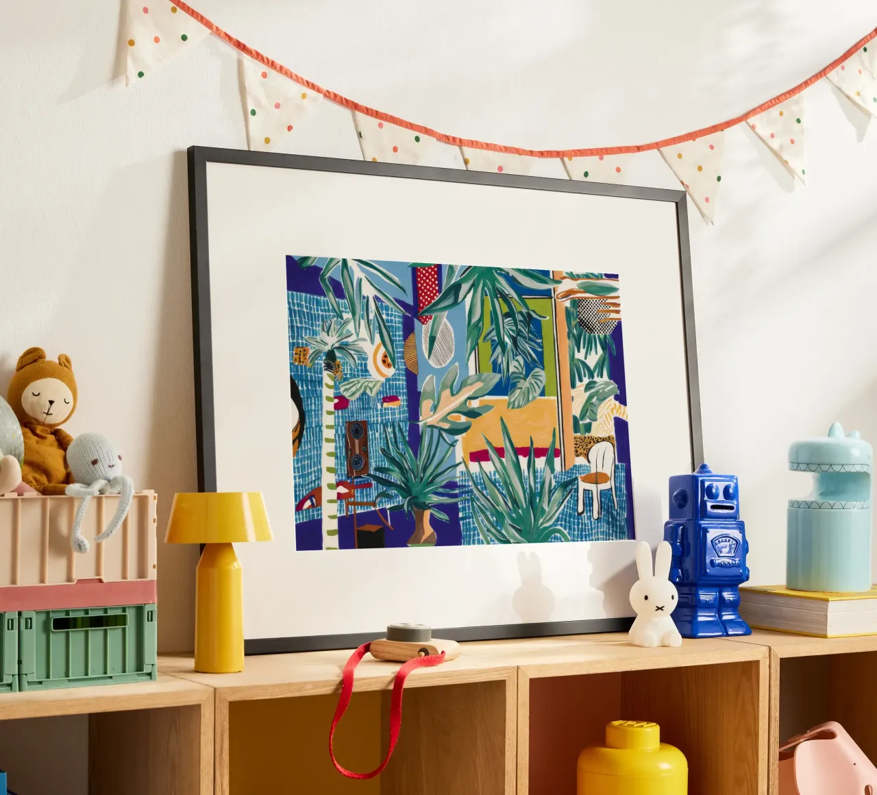 Canvas Botanische Harmonie poster van Beach Palette
