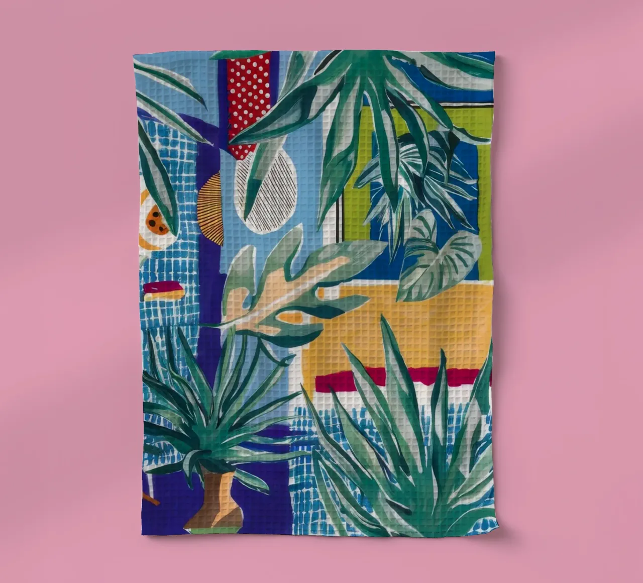 Toile Botanical Harmony torchon de Beach Palette