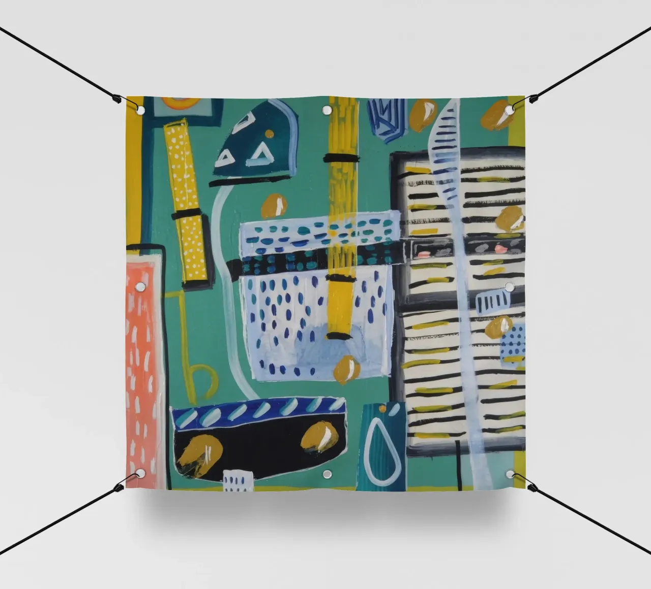 Verdant Retreat Canvas pvc cover by Beach Palette