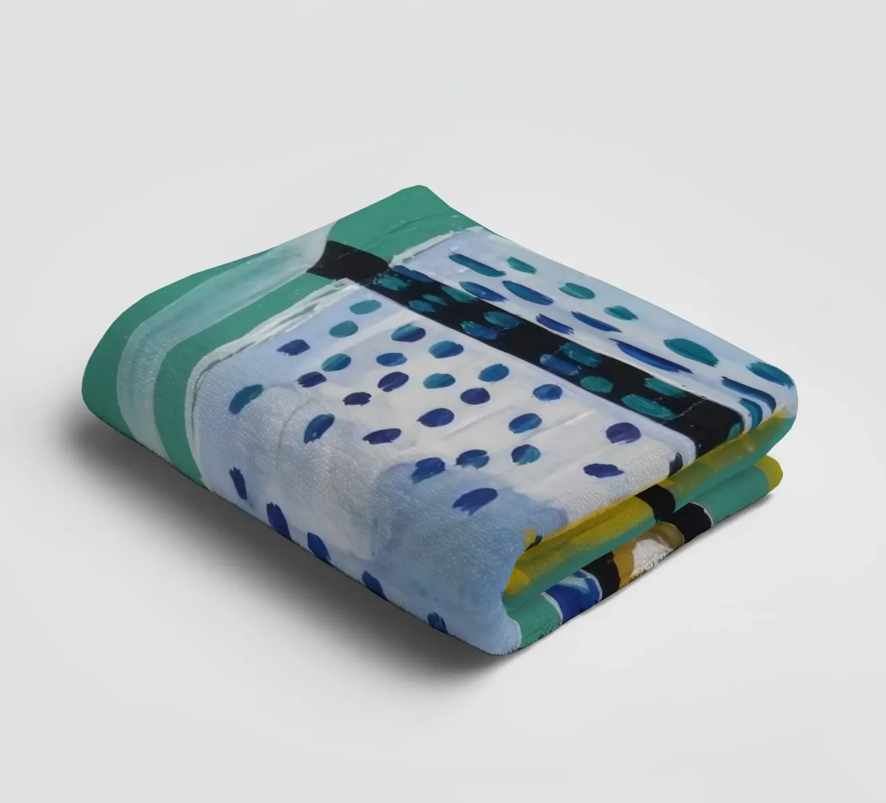 Verdant Retreat Canvas towel by Beach Palette