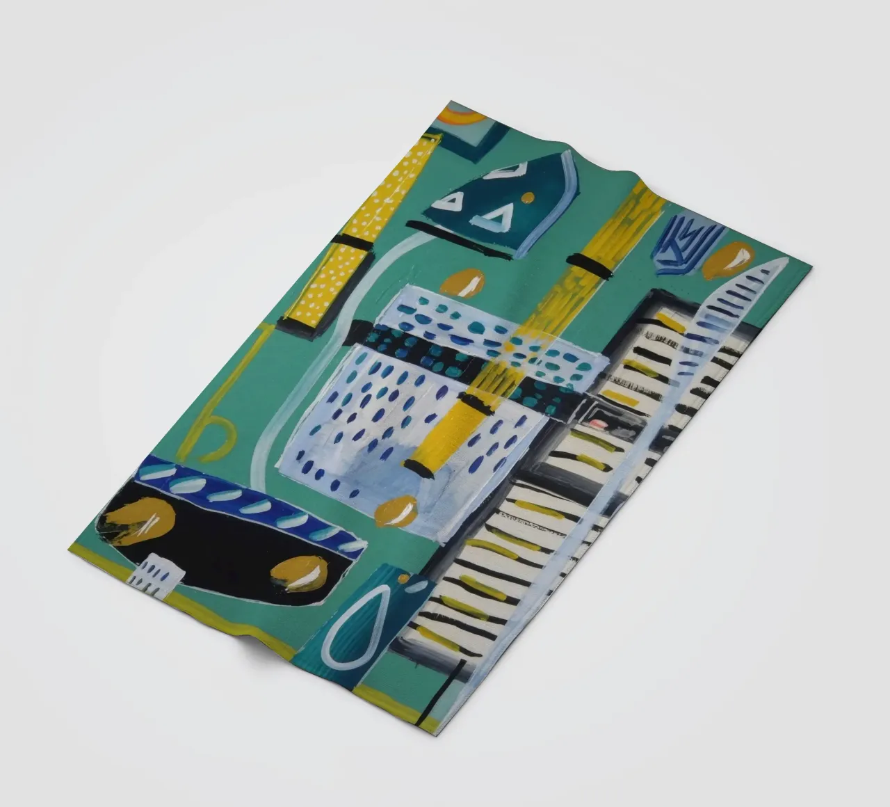 Verdant Retreat Leinwand Fleecedecke von Beach Palette