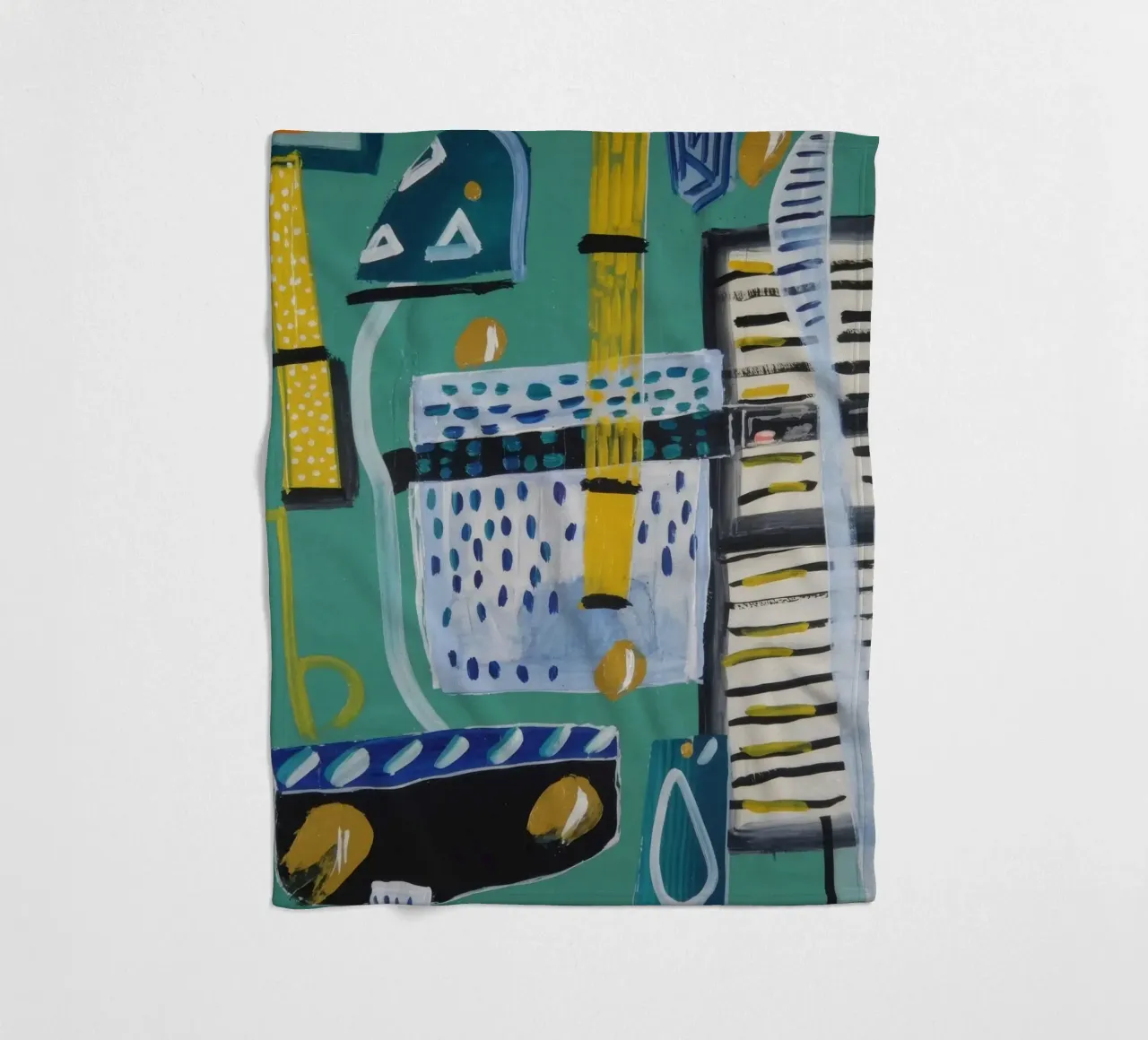 Verdant Retreat Leinwand Fleecedecke von Beach Palette