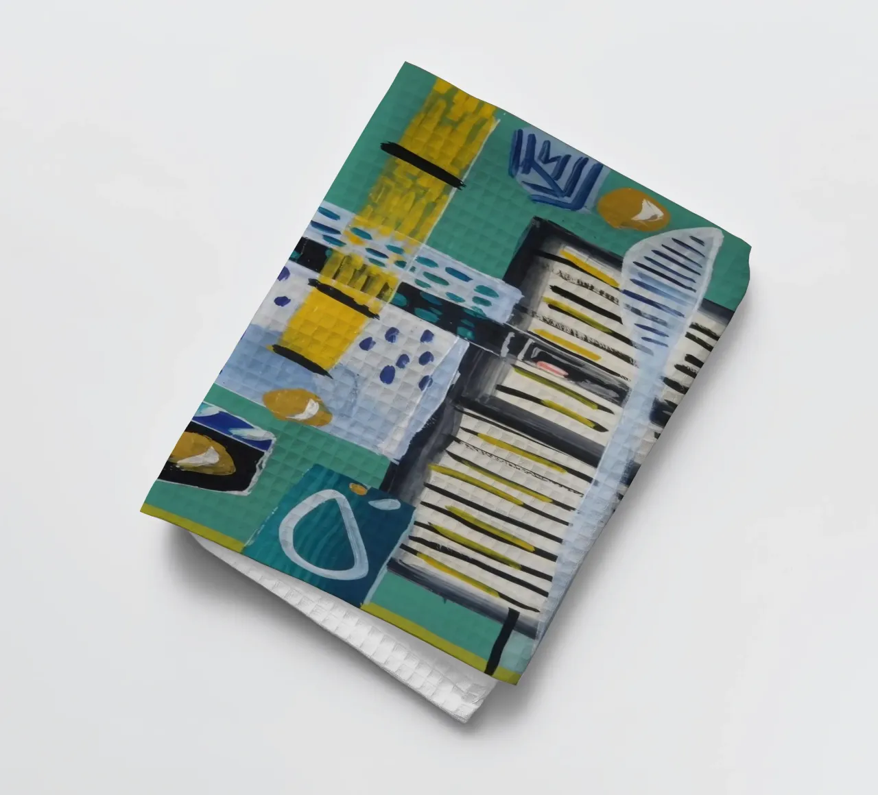 Verdant Retreat Canvas tea towel by Beach Palette