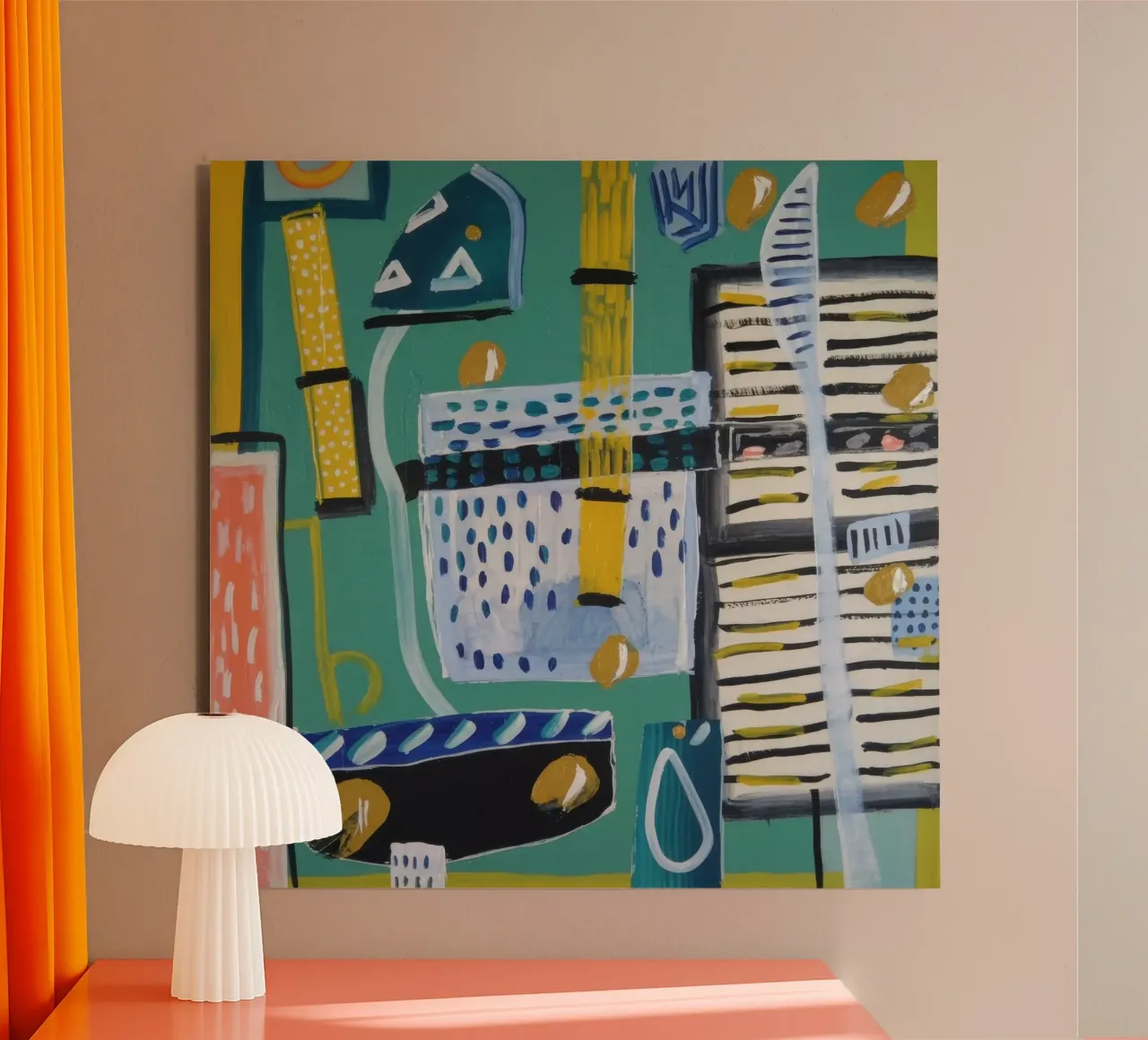 Verdant Retreat Canvas alu-dibond by Beach Palette