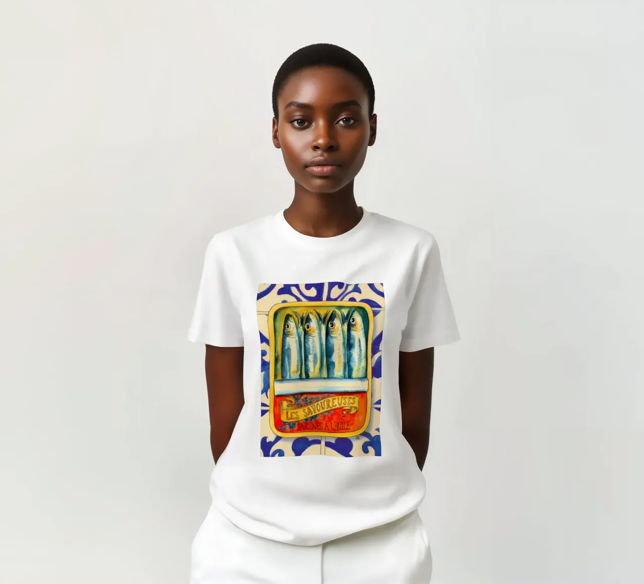 Vintage Sardines In Oil t-shirt by Alishasteel
