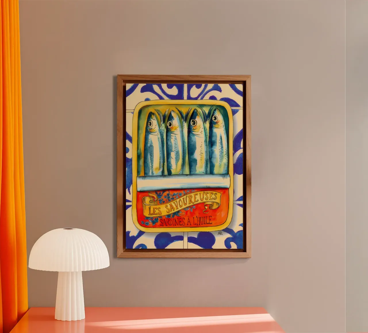 Vintage Sardines In Oil alu-dibond by Alishasteel