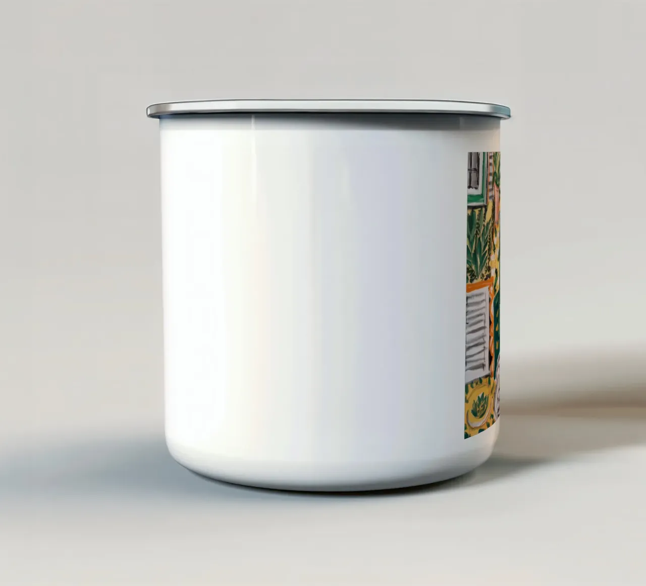 Tela per piante serene tazza in smalto da Beach Palette