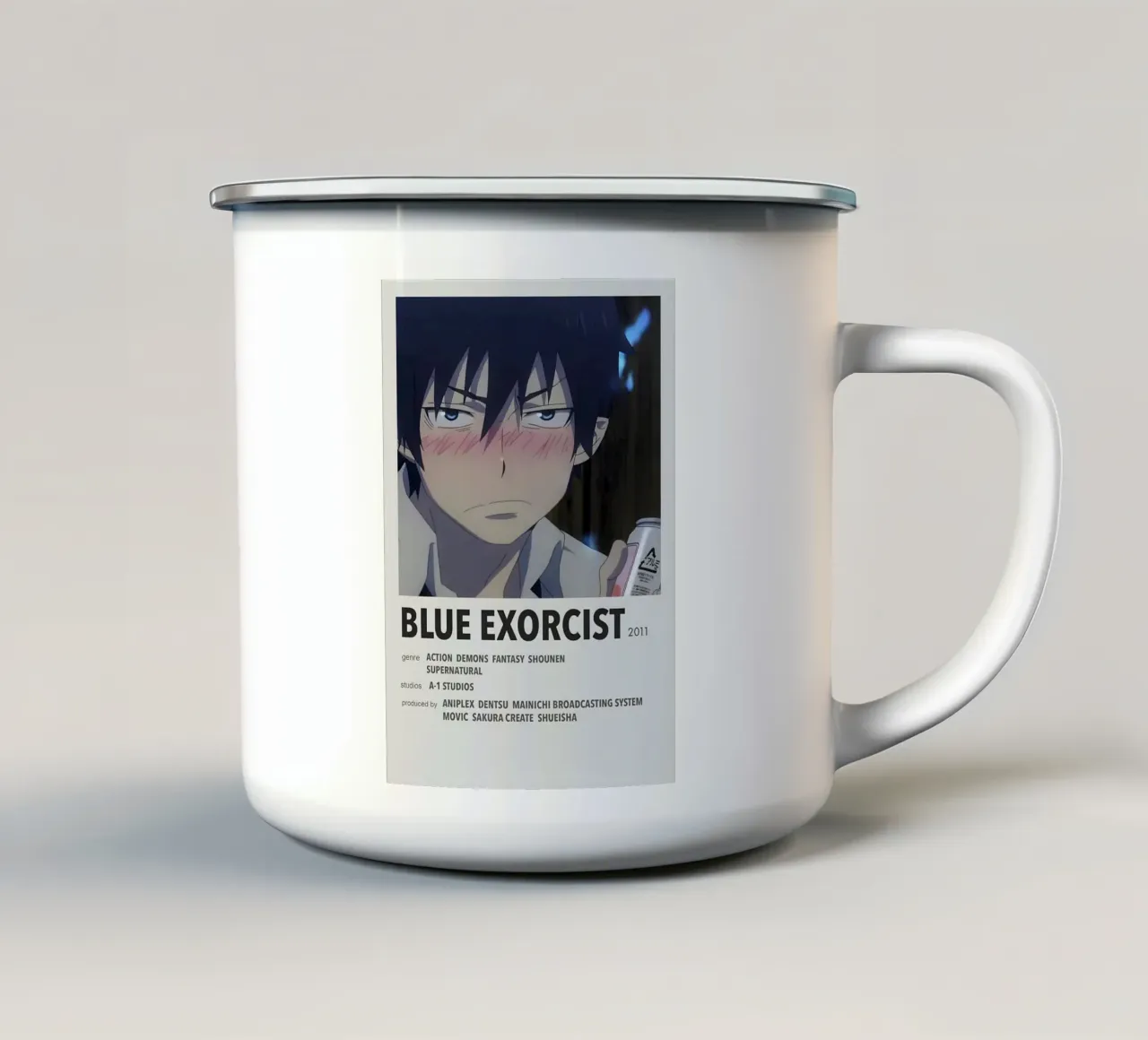 BLUE EXORCIST 2011 tazza in smalto da Totoya