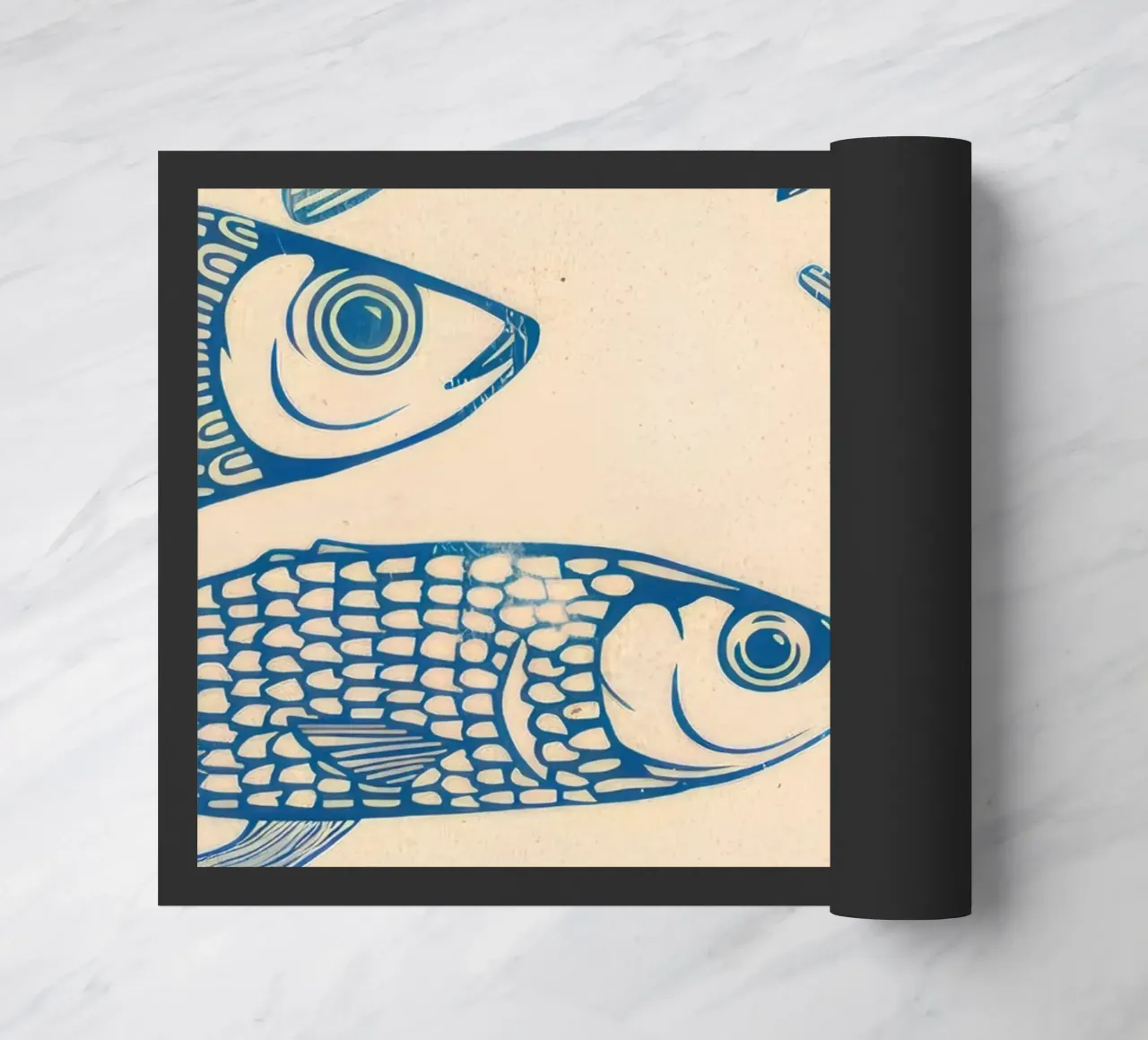 Lattina di sardine vintage zerbino da Alishasteel
