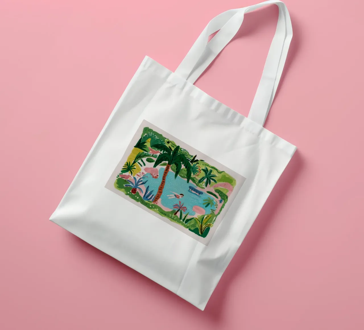 Verdant Hillside Retreat tote bag by Beach Palette